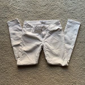 Just Black Denim white skinny jeans